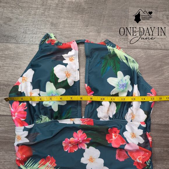 B2Prity High Neck Tummy Control one Piece Swimsuit Size XL - Picture 4 of 6